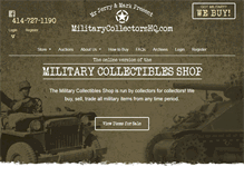 Tablet Screenshot of militarycollectorshq.com